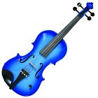 Bar-aebl Barcus Berry New Acoustic Electric Violin Blue 077091980023