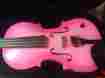 Bar-aep Barcus-berry Vibrato-ae Acoustic-electric Violin Outfit W Case Pink