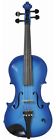 77091980023 Bar-aevb Barcus-berry Vibrato-ae Acoustic Electric Violin Blue 4 Size W Soft Case
