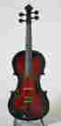 77091980016 Bar-aevr Barcus-berry Vibrato-ae Acoustic-electric Violin Outfit With Case Red