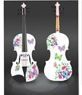 Bdw6044 Creative Concept Instruments Rozannas Violins Butterfly Dream Ii White