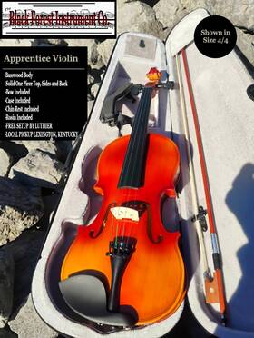 Apprentice-1 Black Forest Instrument Company - Apprentice Violin Size 4/4 With Accessories