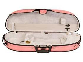 B1047pls-1-bugy Bobelock 1047 Puffy Half-moon Violin Case