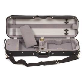 6002 Bobelock 843608016307 Hill Style Lite 4/4 Violin Case With Gray Velvet Interior