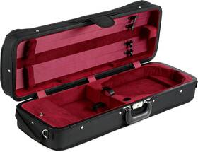 B1003fals-1-bkr Bobelock B1003 Featherlite 4/4 Violin Case - Black With Wine Interior