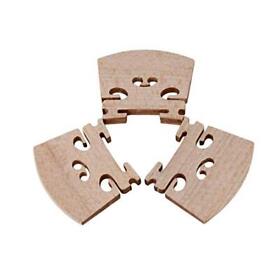 Bqlzr Maple 1/8 Violin Bridges Music Instrument Pack Of 3