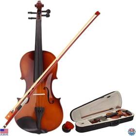 B0dhp98pqz Brand Miieelo Full-size 1/2 Acoustic Violin Set - Handmade Wooden With Case Bow &