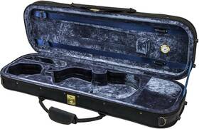 Skyvncqf13 Brand Sky 4/4 Full Size Violin Oblong Case Lightweight With Hygrometer