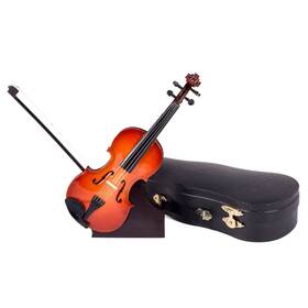 Broadway Gifts Co. 773822697474 - Decorative Violin Music Instrument Miniature Replica With Ca