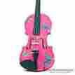 Bsf5044 Rozanna 4 Size Violin Butterfly Dream Fuchsia With Case And Bow