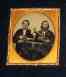C1860s 2 6th Trumpet Plate Case Musicians Violin 1 Sixth Ambrotype