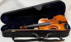 Carlo Robelli Dp-03 Cr-209 Student Violin Outfit 4/4 2017 With Aubert Bridge Bow And Case