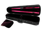 Pe04-12 Case Violin 2 1 Luca Burgundy Shaped Wooden Black Side