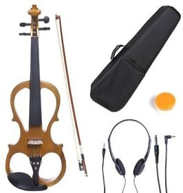 4-4cevn-1y Cecilio 4/4cevn-1y Solid Wood Yellow Maple Metallic Electric Silent Violin