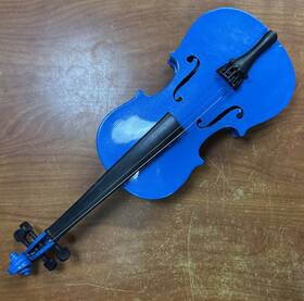 Cecilio 847848012211 Mendini By Violin - Mv-blue As-is For Parts Or Repair