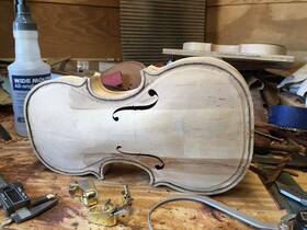 Cgvf-005 Chazz Guitarz And Violins 4/4 Violin Hand Crafted Un-finished