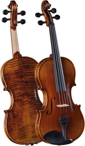 Vlnsv588 Cremona 4-string Violin Natural Brown 4/4 Size