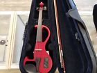 Cv-210e Kennedy Violins Ricard Bunnel Edge Electric Violin Rock Star Red