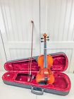 Cv700 Luger Stradivarius With Case Silver Abalone Bow Hand Oiled