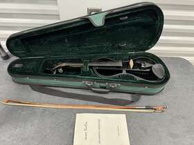 Dev-2000 Daraxa Silent Electric Violin With Bow And Case