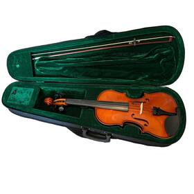 16332 Dipalo 41529 Violin Student Beginner /advanced Model In Case With Bow Chin Rest