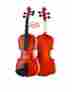 Dl-450 D Luca Dluca Meister Ebony Fitted Violin 4 Size W Case Bow Rosin 805232002026