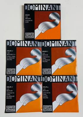 Dominant 641064953620 Pack Of 4 Violin 135 Medium Synthetic Core - New