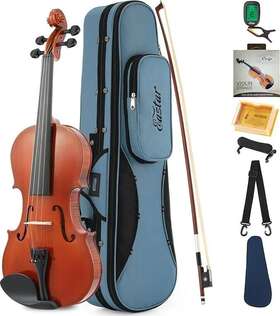 Eva-1 Eastar Eb004 4/4 Natural Violin Clip On Tuner