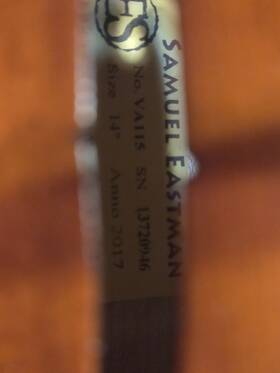 Esq11034ts Eastman Samuel Va115 Violin Anno 2017