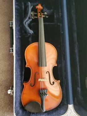 Vl80d Eastman Samuel 1/4 Violin With Case Ex Shape K.holtz Bow 2 Of
