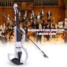 Ehu0857993269140kx Ammoon Full Size Electric Silent Violin Fiddle Bow 635946552001