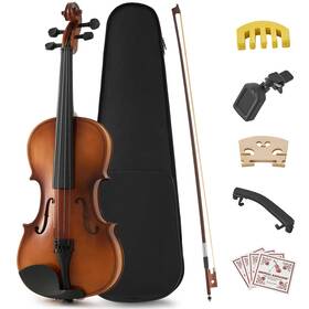Epofit 709544504974 4/4 Full Size Beginner Violin Acoustic Fiddle Set For Adults Teens And St