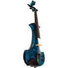 Ev5-blu-m Bridge Lyra Series Electric Violin Blue Marble 846940021633