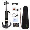 Ev9s5bk Yinfente Electric Silent Violin Black Nice Tone Free Case Bow