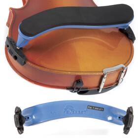 Everest 855103001948 4/4 Violin Es Blue Shoulder Rest