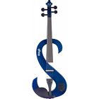 Evn-4 4-tb Stagg 4 Silent Violin Set Transparent Blue New