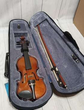 V132d2 Felice Violin Size 1/32 Hand Made And Carved Lightweight Case