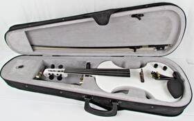 0950010281 Fender Fv-1 Electric Violin 4/4 Polar White 2007 Free Shipping Fast