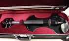 Vc520 Fender Black Extras Fv-1 Electric Case Upgraded Violin Bow