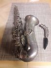 Frank Bolton Very Old Silver Saxaphone By Holton