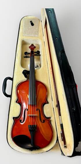 Franz Hoffman Sh500wh14 Hoffmann Concert Violin 4/4 Full Size Outfit With Case And Bow 2023 - Euc
