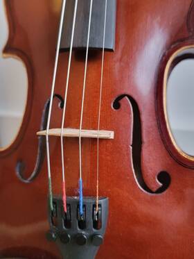 Df0822-h11167 Franz Hoffmann Violin 1/8 Size Prelude Including Bow And Case See Description