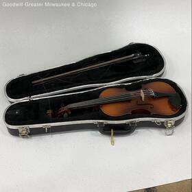 200-etude Freistat Knilling 200 Etude Nagoya Suzuki 1/4 Violin With Case And Glasser Bow Brown