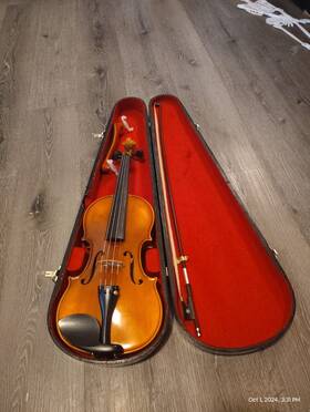 1889 Fritz Otto Kaiser 4/4 West German Violin 1978 With Gsb Coffin Case