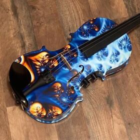 Gve-4001 Geneva 4/4 Acoustic Electric Violin Outfit