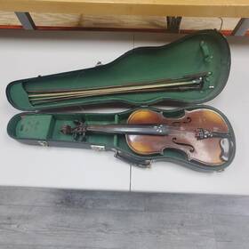 1890-1930s Germany Inlaid Violin B07004225