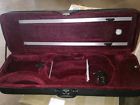 Gf31244 Goplus Enhanced Foamed Violin Case Hygrometer Straps Key Lock Black