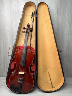Giovan Paolo Maggini 1630 Antique Violin Labeled Brescia 4/4 A1d030252