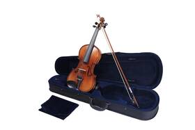 Gkw Music Vg-107 4/4 Students Beginner Acoustic Violin Kit Matte Finish Solid Wood Violi