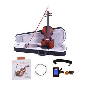 Gv200 Glarry 629722789279 4/4 Classic Solid Wood Violin Case Bow Strings Rosin Shoulder Rest